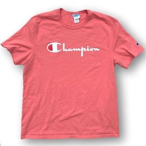 Salmon colored Champion T-shirt